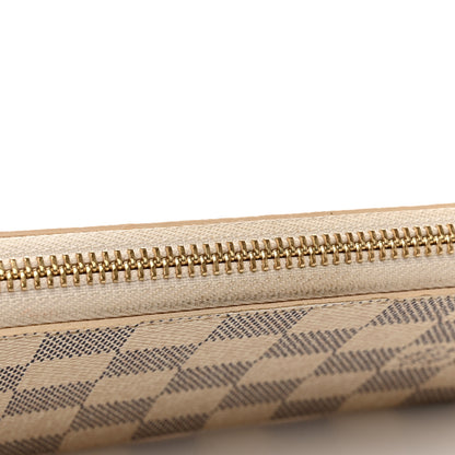 Louis Vuitton Damier Azur Clemence Wallet Rose Ballerine 7 of 10
