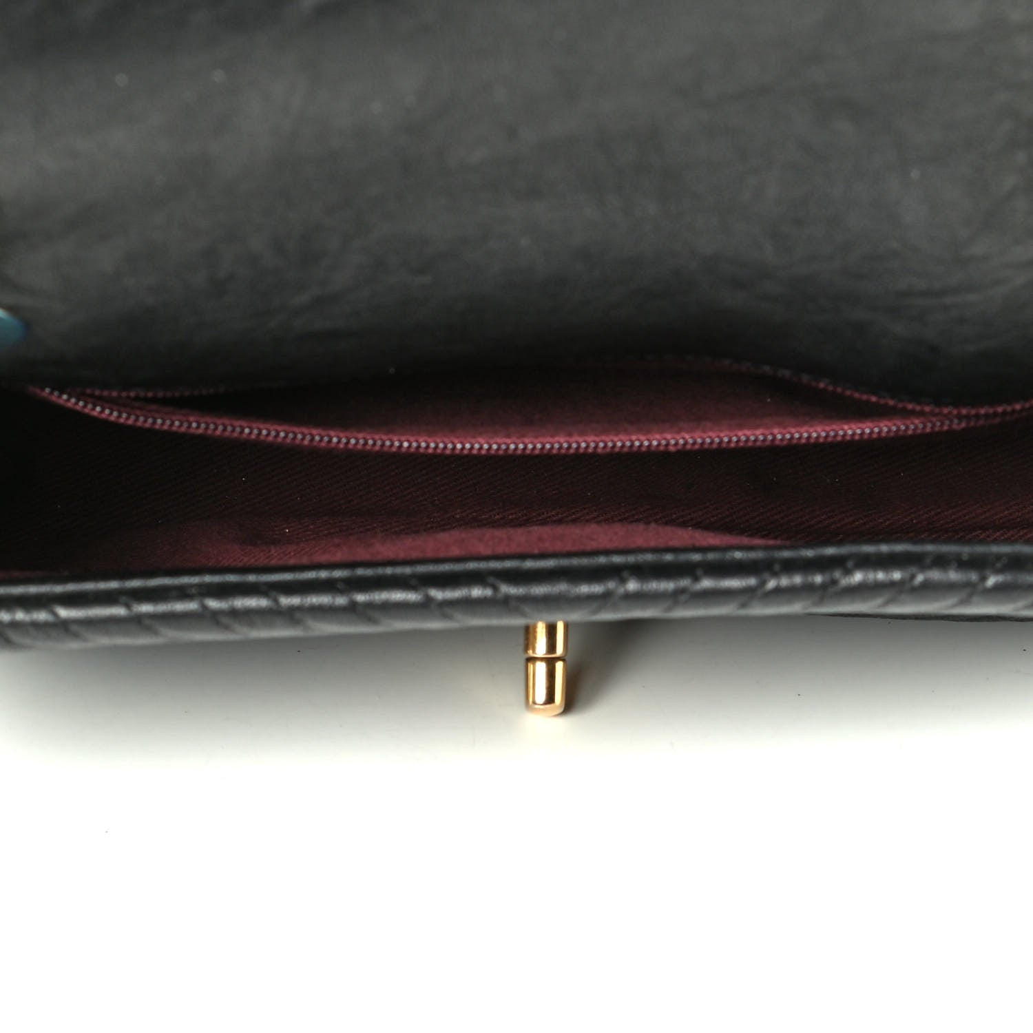 Chanel Calfskin Surpique Chevron Small Flap Black 4 of 8