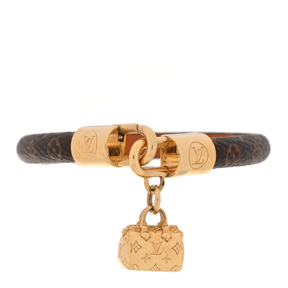 Monogram Speedy Charm Bracelet 19