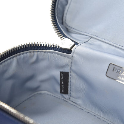 Prada Saffiano Beauty Small Pouch Bluette Astrale 7 of 10