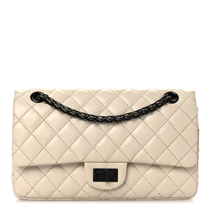 Chanel Aged Calfskin Quilted 2.55 Reissue 225 Flap White 1 of 10