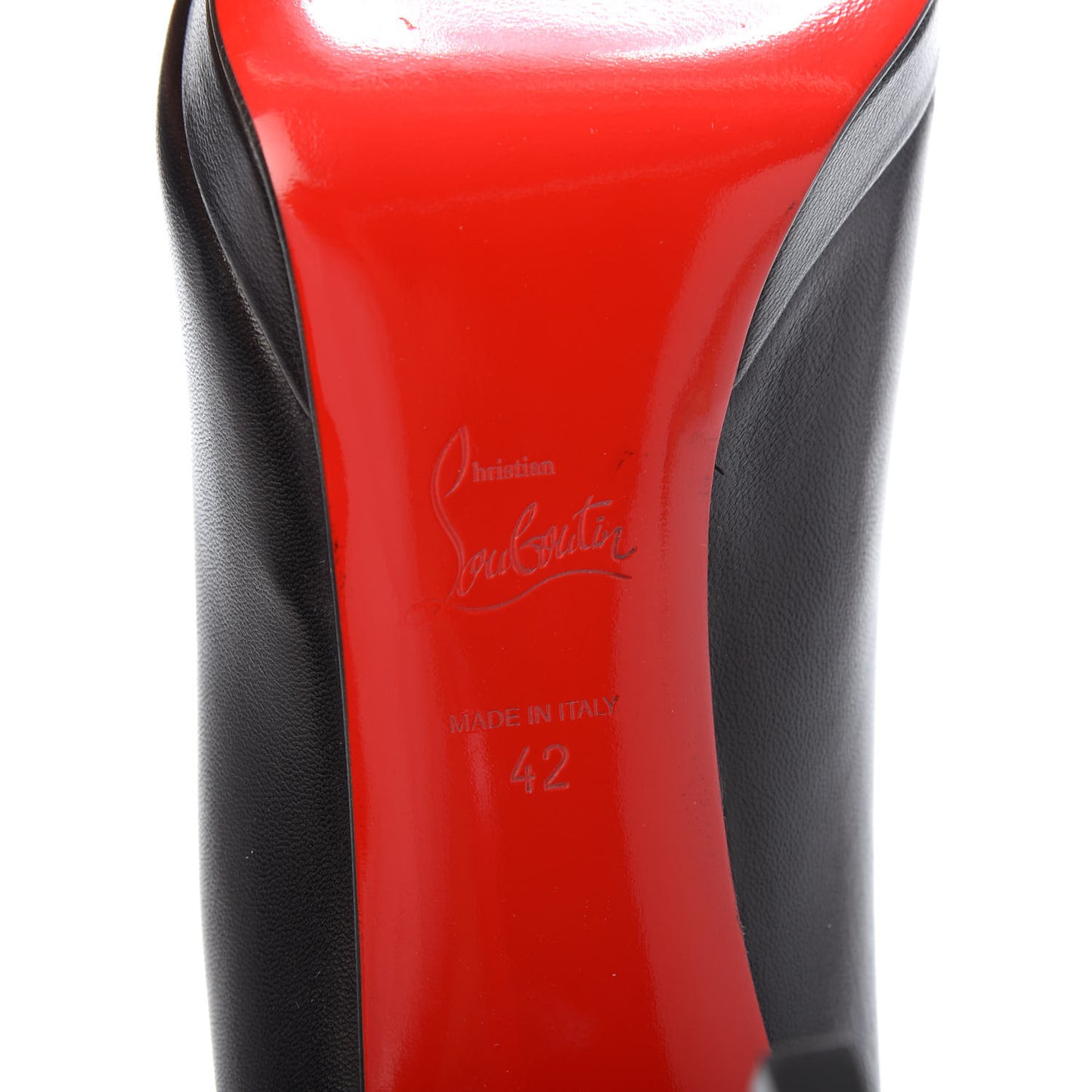 Shiny Nappa Pigalle Plato 100 Pumps 42 Black