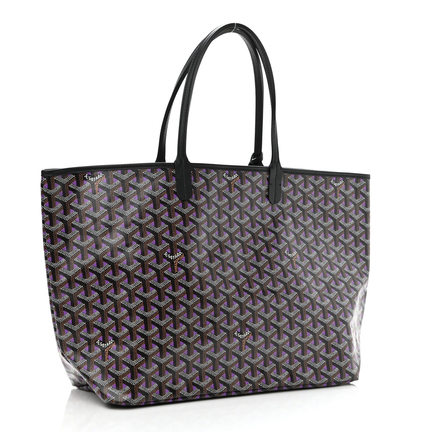 Goyard Goyardine Saint Louis Claire Voie PM Black Violet 4 of 11