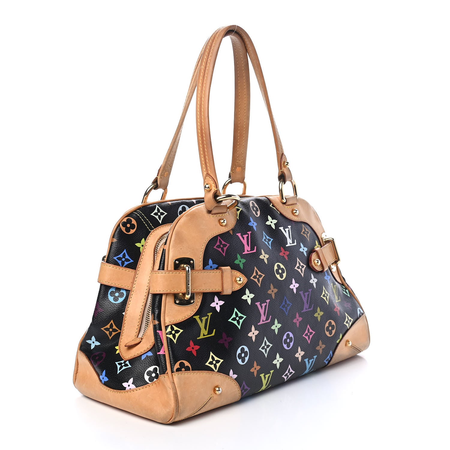 Louis Vuitton Monogram Multicolor Claudia Black 2 of 10