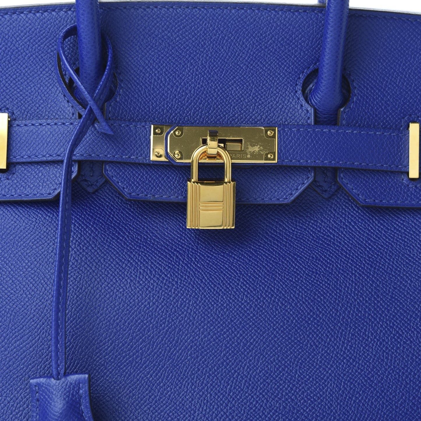 Epsom Birkin 30 Bleu Electrique