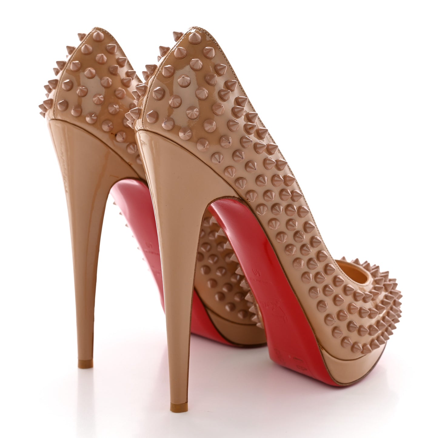 Patent Alti Spikes 140 Pumps 40 Nude