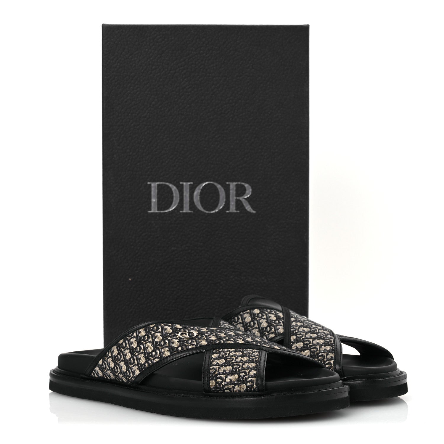 Christian Dior Oblique Mens Aqua Sandal 42 Blue 13 of 13