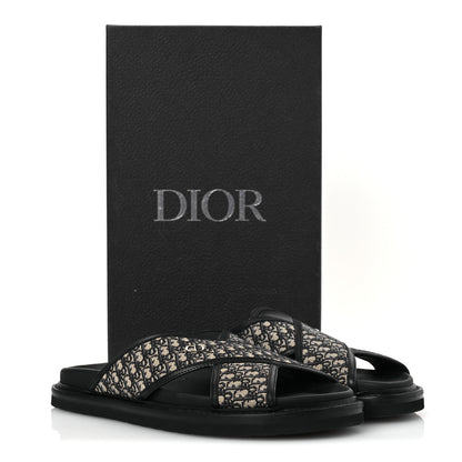 Christian Dior Oblique Mens Aqua Sandal 42 Blue 13 of 13