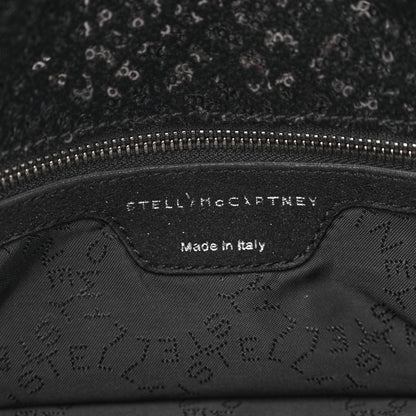 Stella McCartney Sequin Small Falabella Tote Black 6 of 11