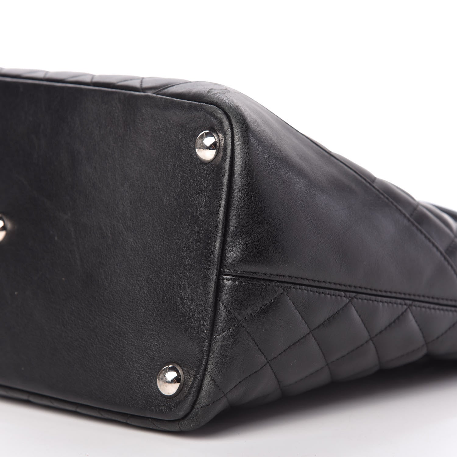 Chanel Calfskin Quilted Large Cambon Tote Black 7 of 9