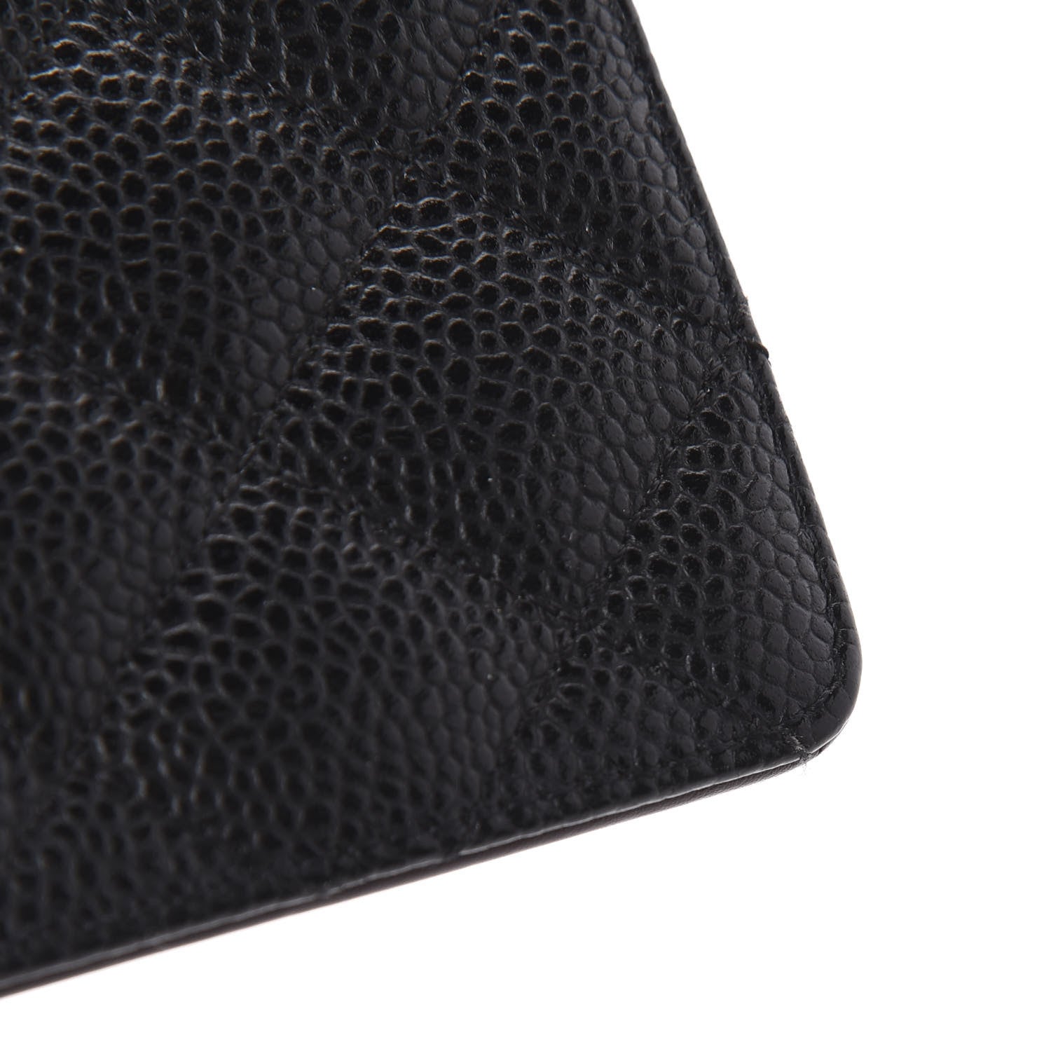 Chanel Caviar Quilted Yen Wallet Black 12 of 14