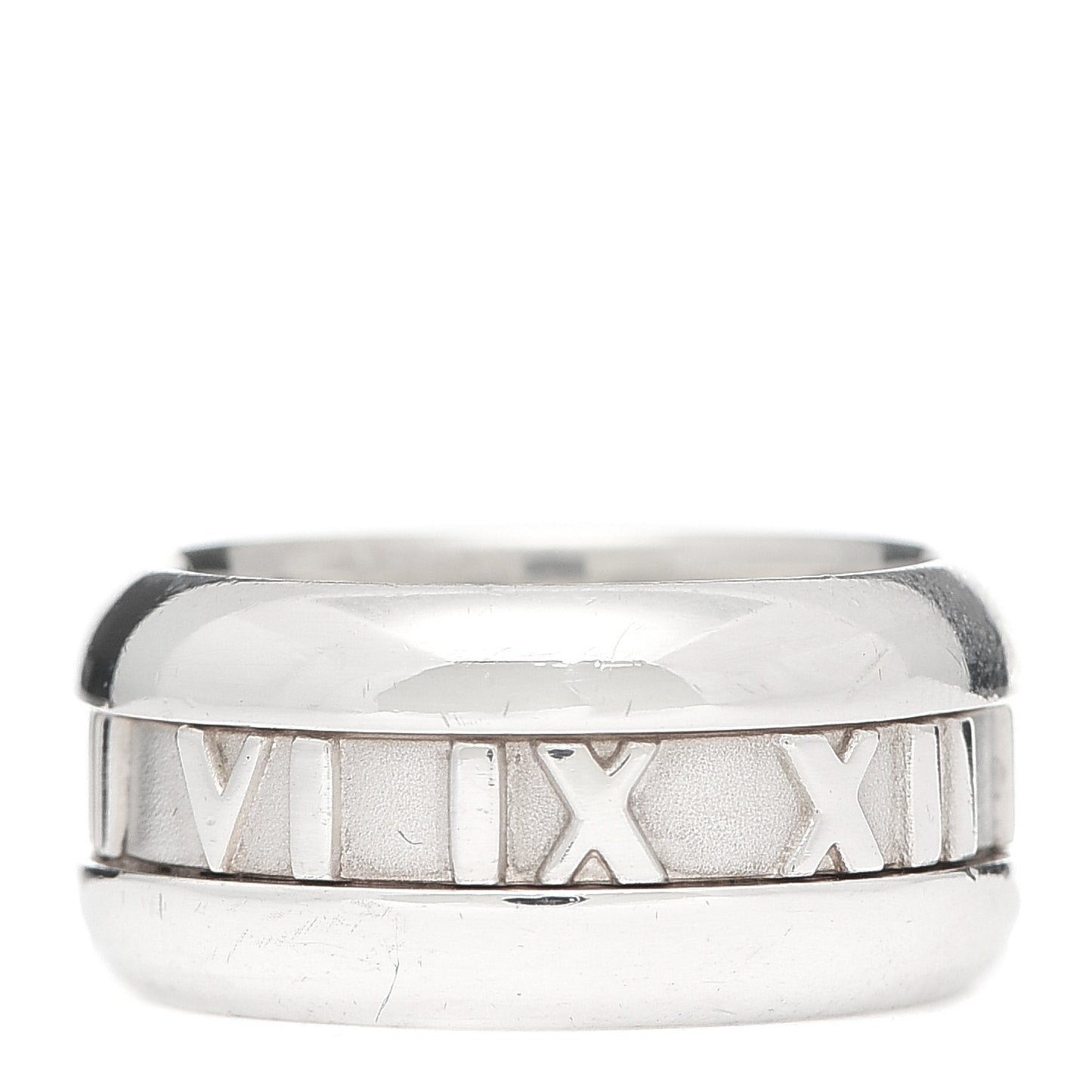 Sterling Silver Atlas Band Ring 52 6