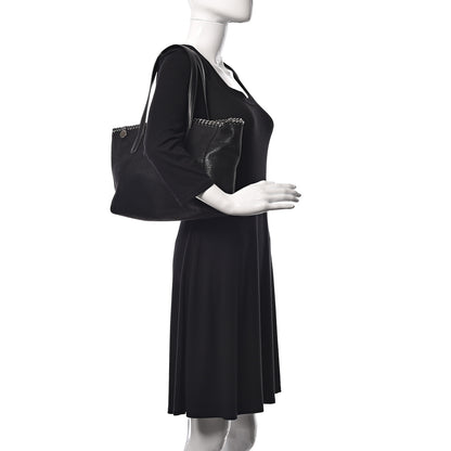 Stella McCartney Shaggy Deer Falabella East West Shopper Tote Black 2 of 13