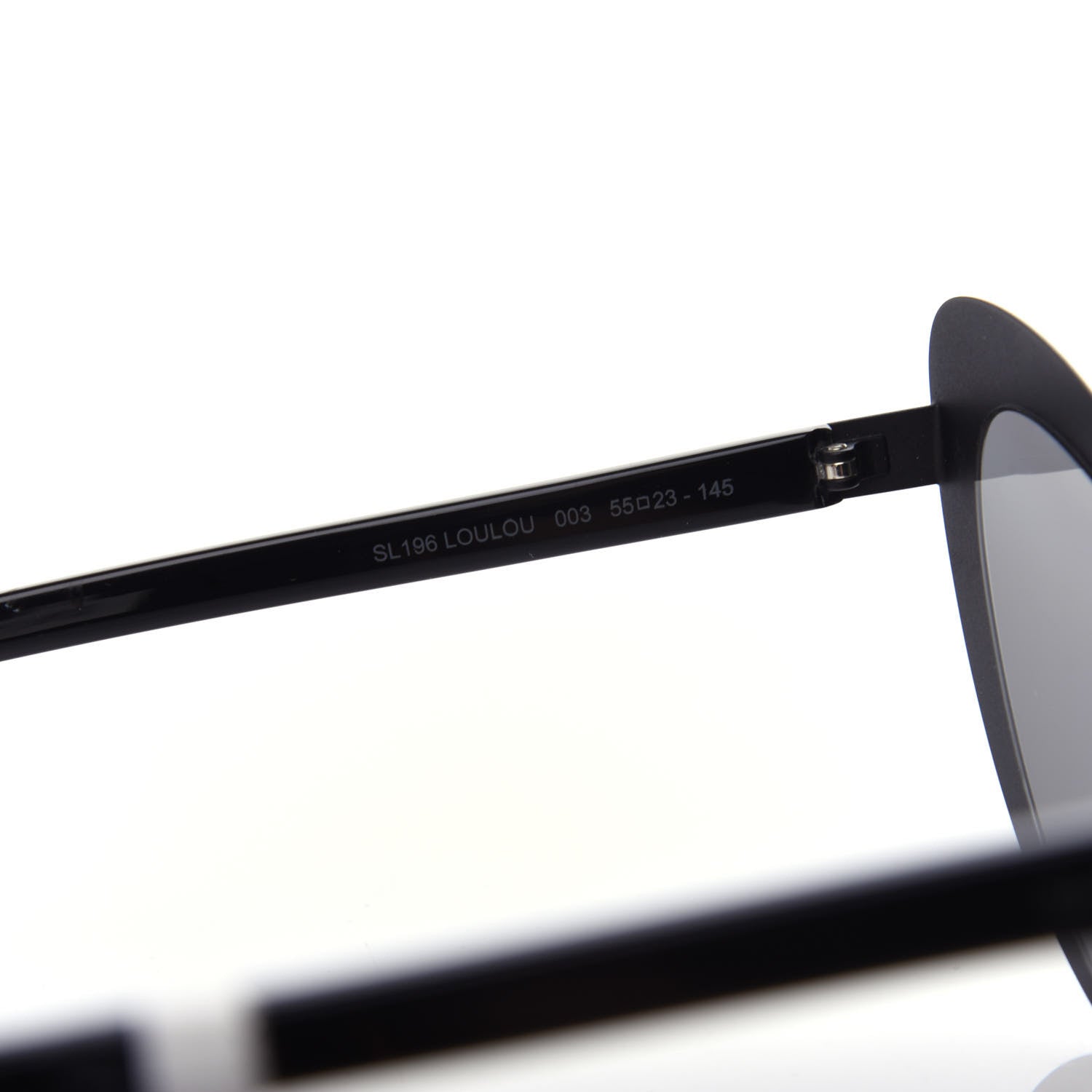 Saint Laurent Acetate Loulou SL196 Sunglasses Black 6 of 7