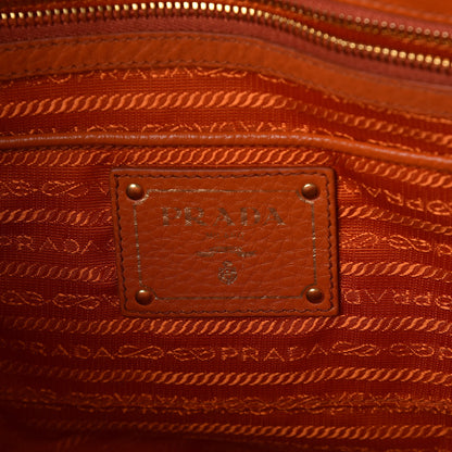 Prada Vitello Daino Tote Papaya 6 of 11