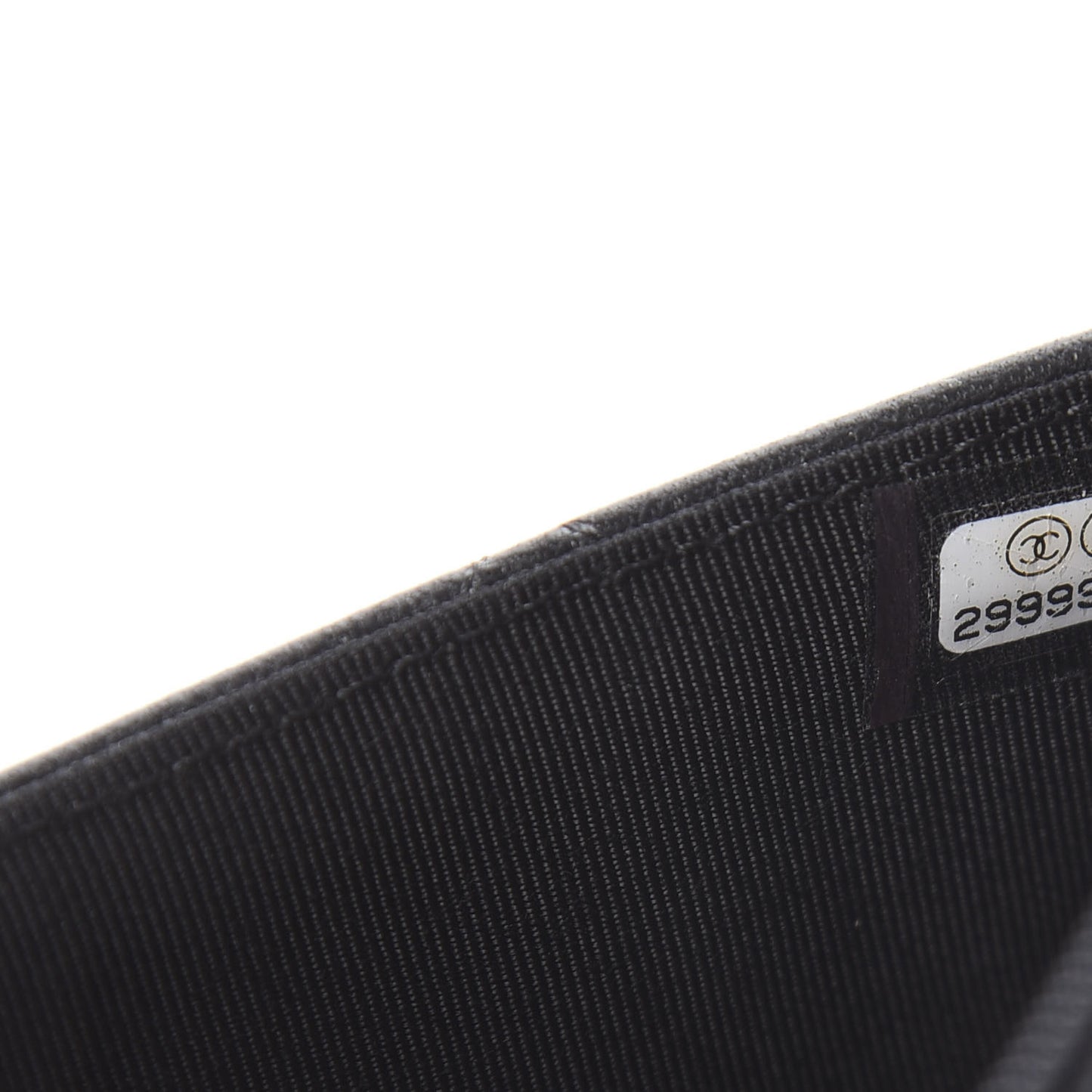 Lambskin Quilted Wallet On Chain WOC Black
