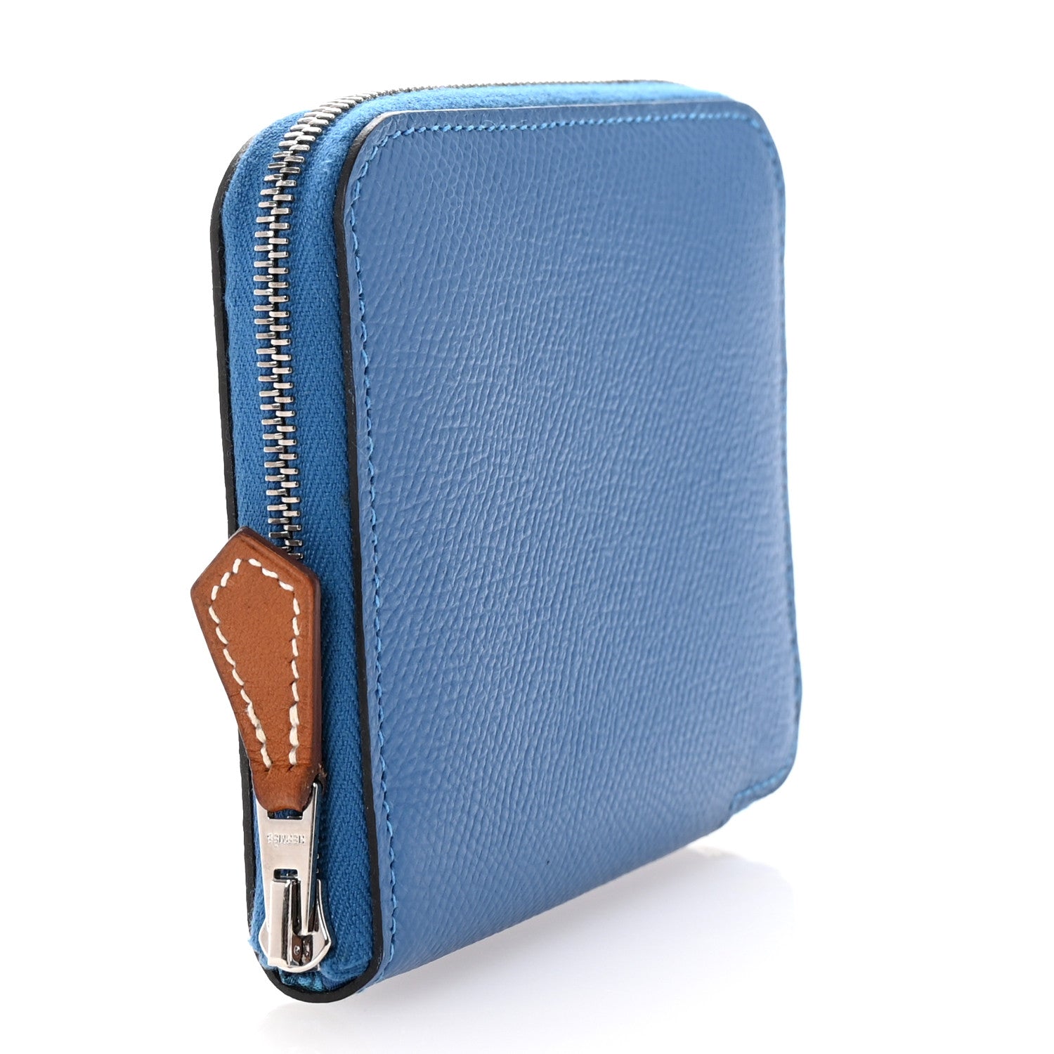Hermes Epsom Silk'in Coin Purse Mykonos 3 of 6