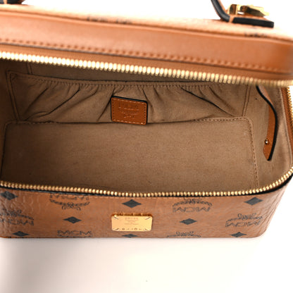 MCM Visetos Rockstar Vanity Case Cognac 5 of 8