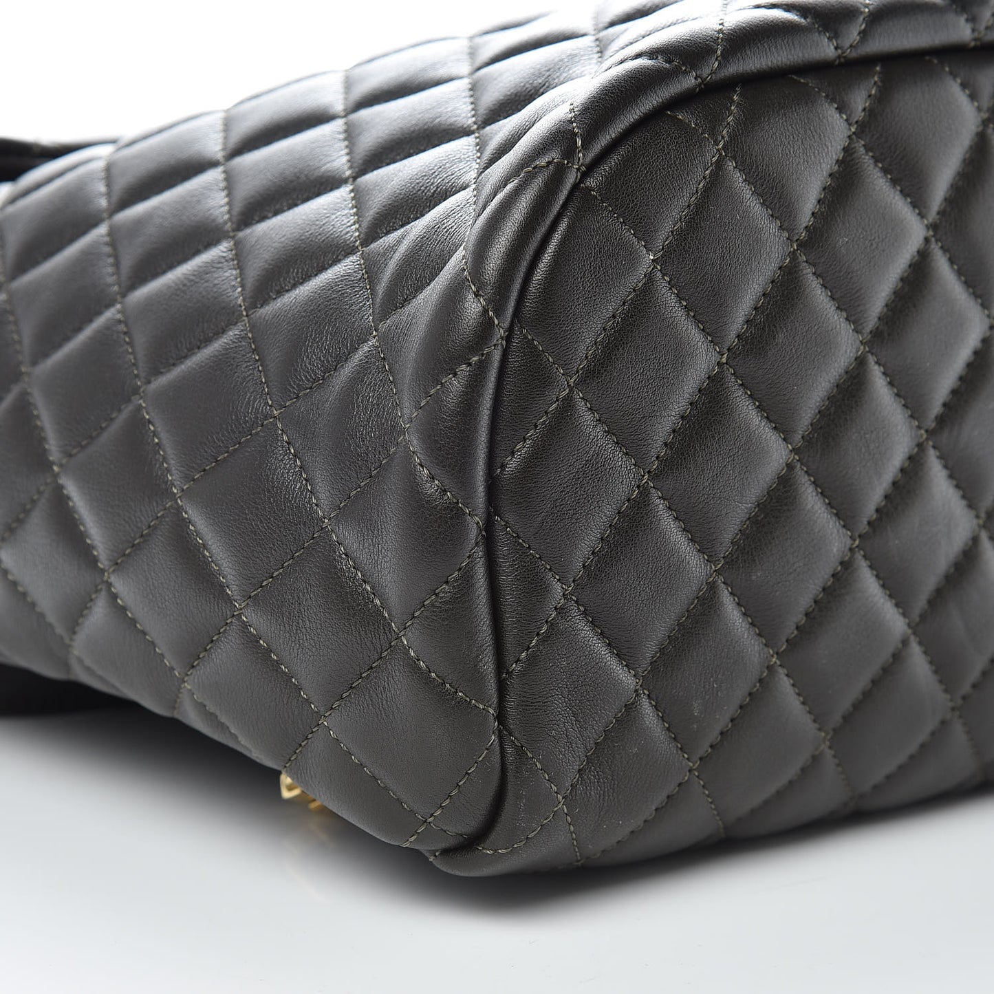 Calfskin Quilted Large Urban Spirit Backpack Dark Brown