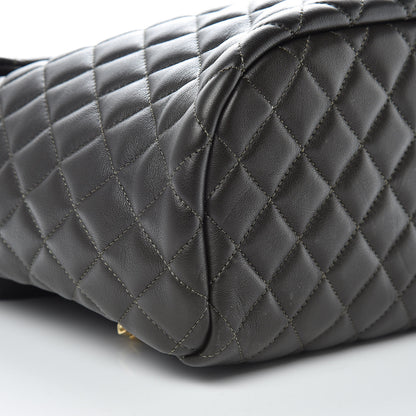 Chanel Calfskin Quilted Large Urban Spirit Backpack Dark Brown 8 of 10