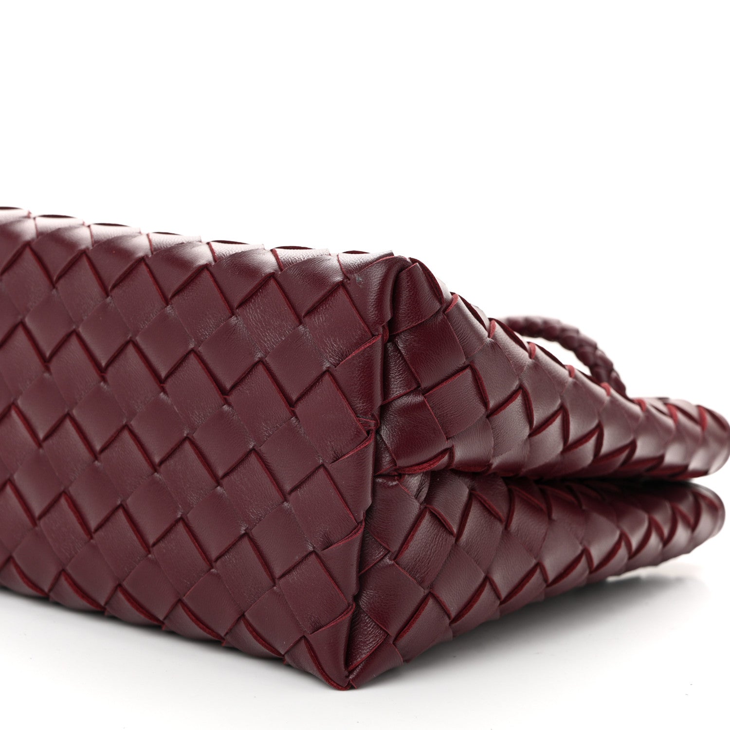 Bottega Veneta Nappa Intrecciato Small Andiamo Shoulder Bag Barolo 9 of 9