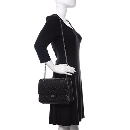 Chanel Aged Calfskin Quilted 2.55 Reissue 226 Flap Black 3 of 12