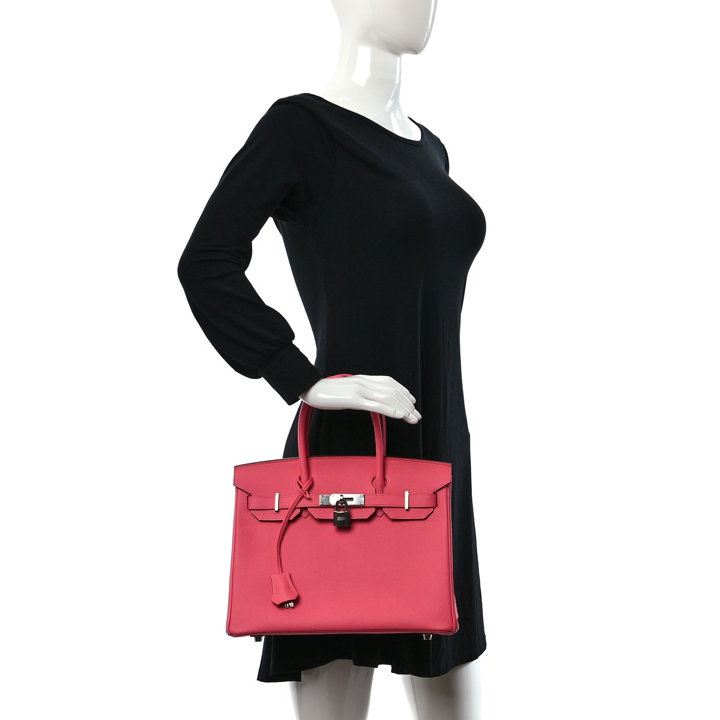 Epsom Birkin 30 Rose Azalee
