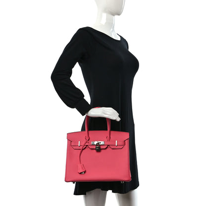 Hermes Epsom Birkin 30 Rose Azalee 2 of 14