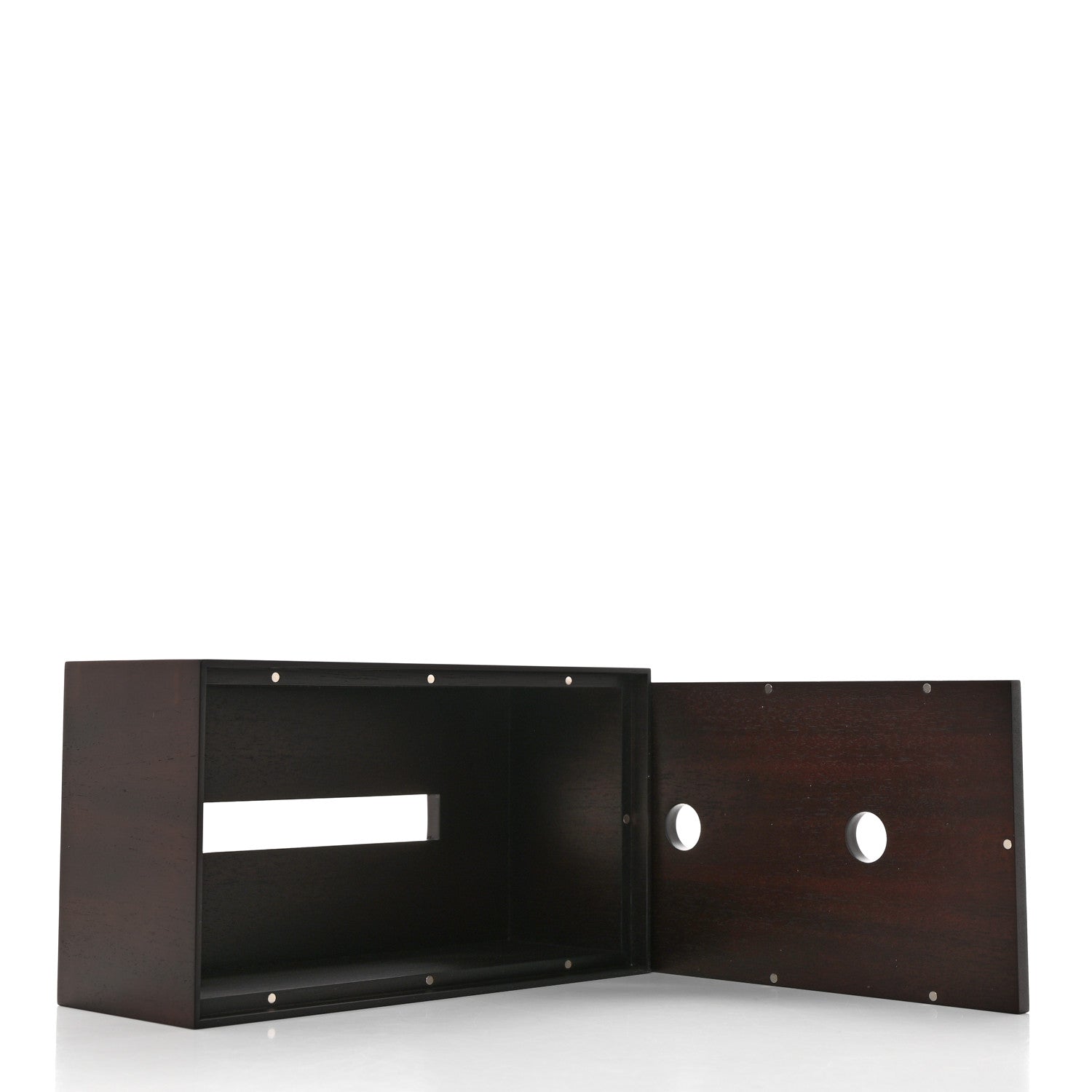 Hermes Mahogany Wood Taurillon Clemence Pleiade Tissue Box 6 of 8