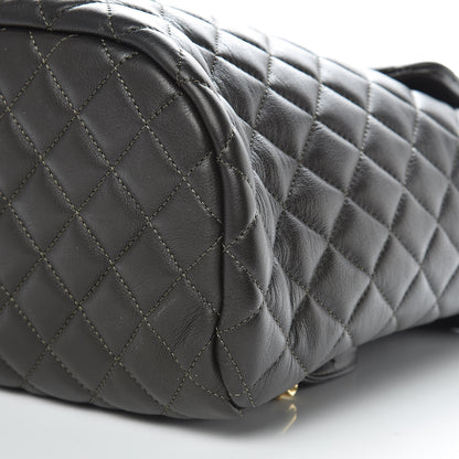 Chanel Calfskin Quilted Large Urban Spirit Backpack Dark Brown 9 of 10