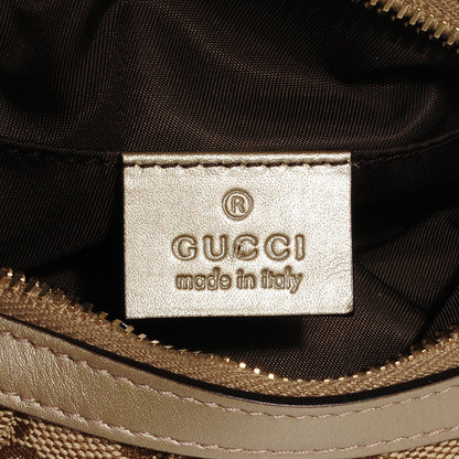 Gucci Monogram Bamboo Medium Cosmetic Case Metallic Gold 5 of 7