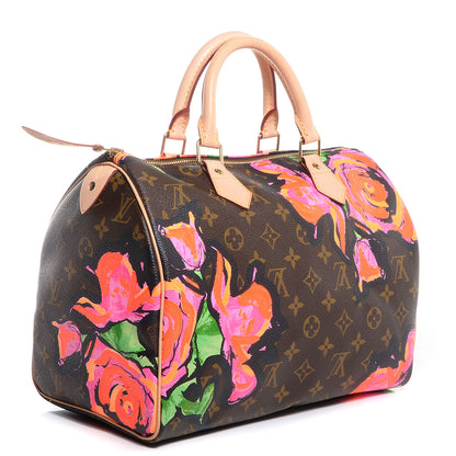 Louis Vuitton Monogram Roses Speedy 30 3 of 8