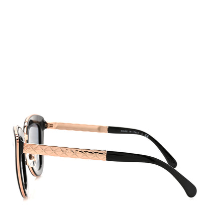 Chanel Cat Eye Quilted Sunglasses 5368 Black Pink 3 of 7
