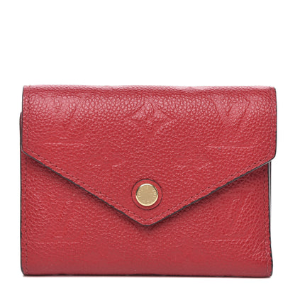 Louis Vuitton Empreinte Victorine Wallet Scarlet 1 of 8