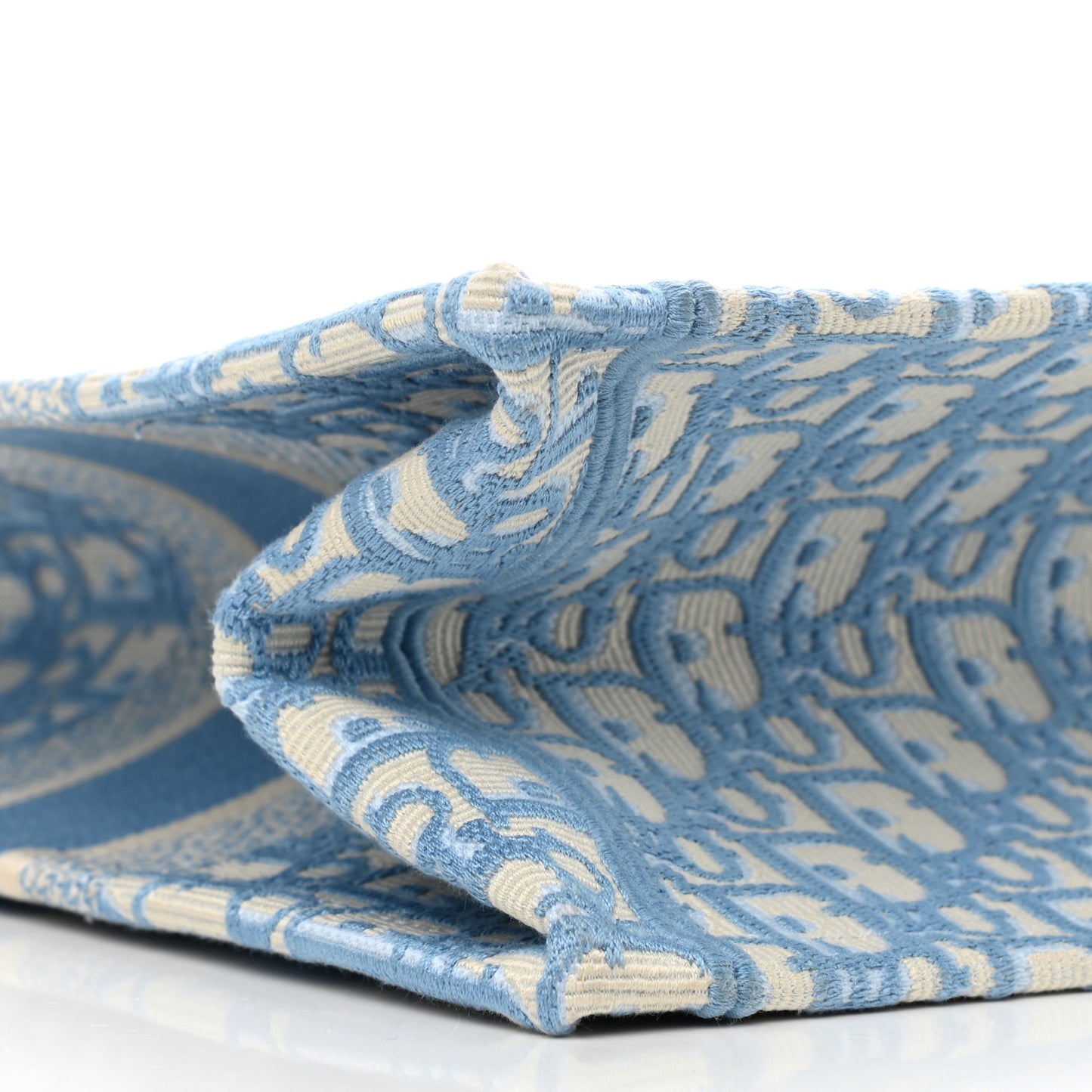 Oblique Medium Book Tote Turquoise
