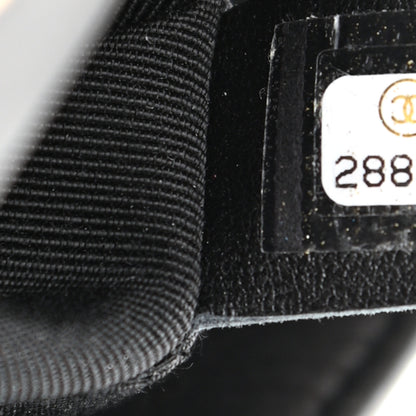 Chanel Calfskin Quilted Top Handle Flap Black 7 of 12