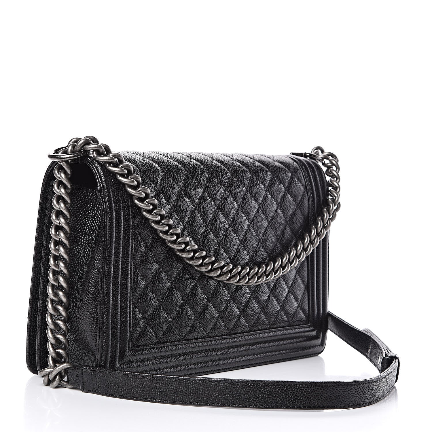 Chanel Caviar Quilted New Medium Boy Flap Black 3 of 13