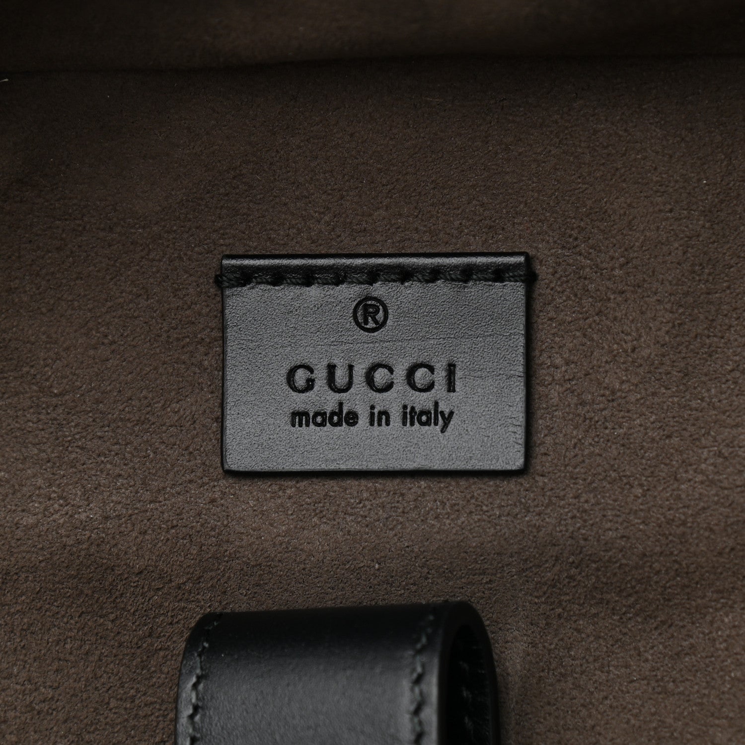 Gucci GG Supreme Monogram Medium Backpack Black 6 of 12