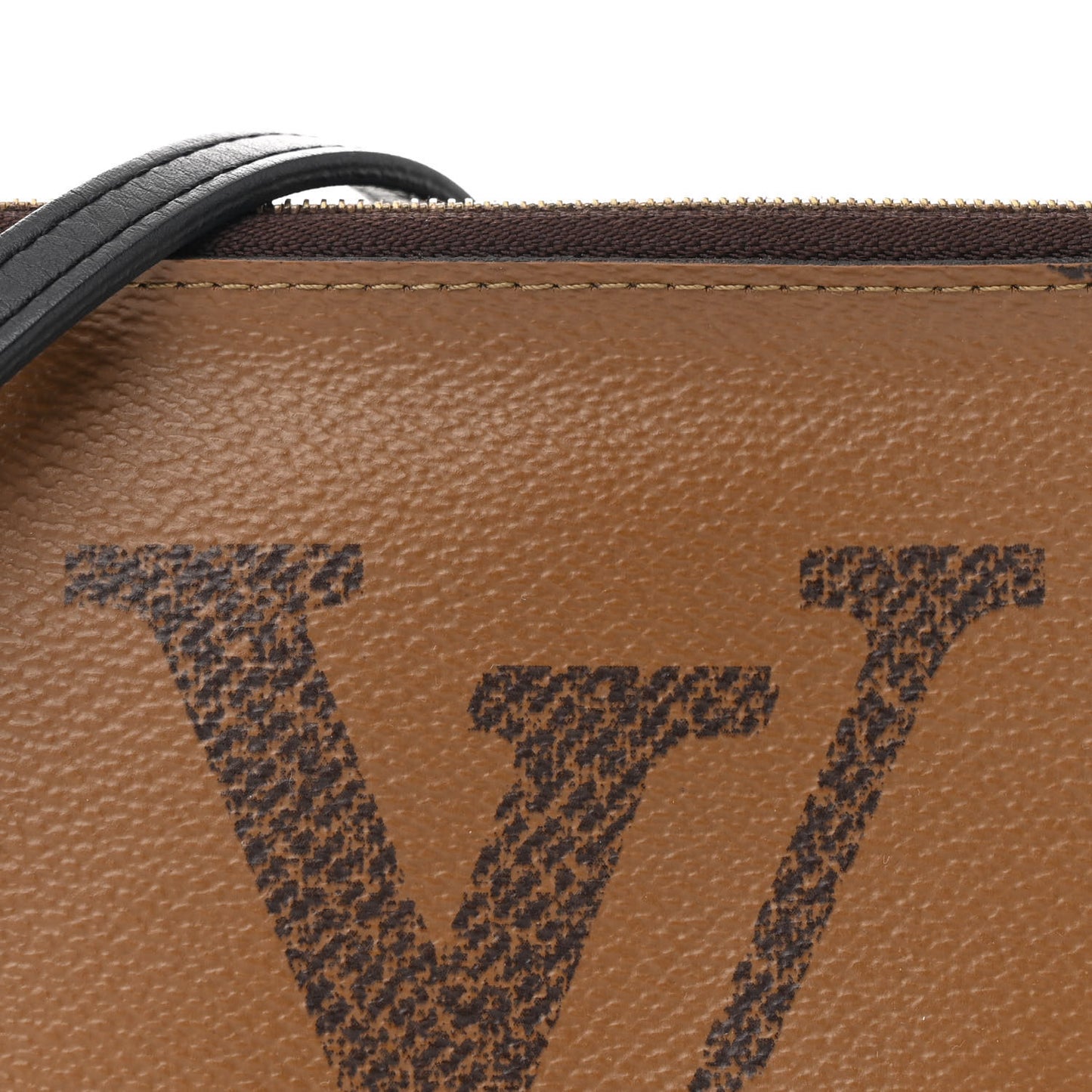 Reverse Monogram Giant Double Zip Pochette