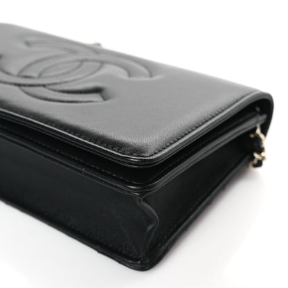 Chanel Lambskin Timeless CC Wallet on Chain WOC 10 of 11