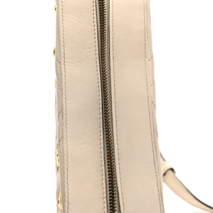 Gucci Calfskin Matelasse Animal Studs Small GG Marmont Chain Shoulder Bag White 11 of 14