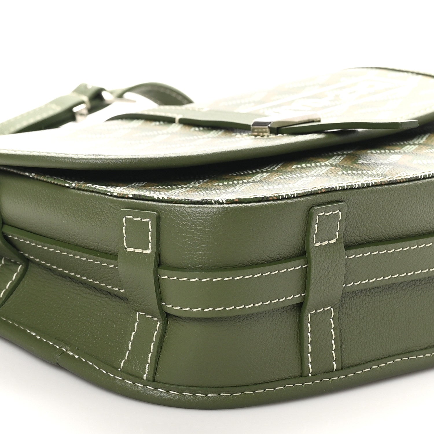 Goyard Goyardine Belvedere PM Messenger Bag Kaki 8 of 9