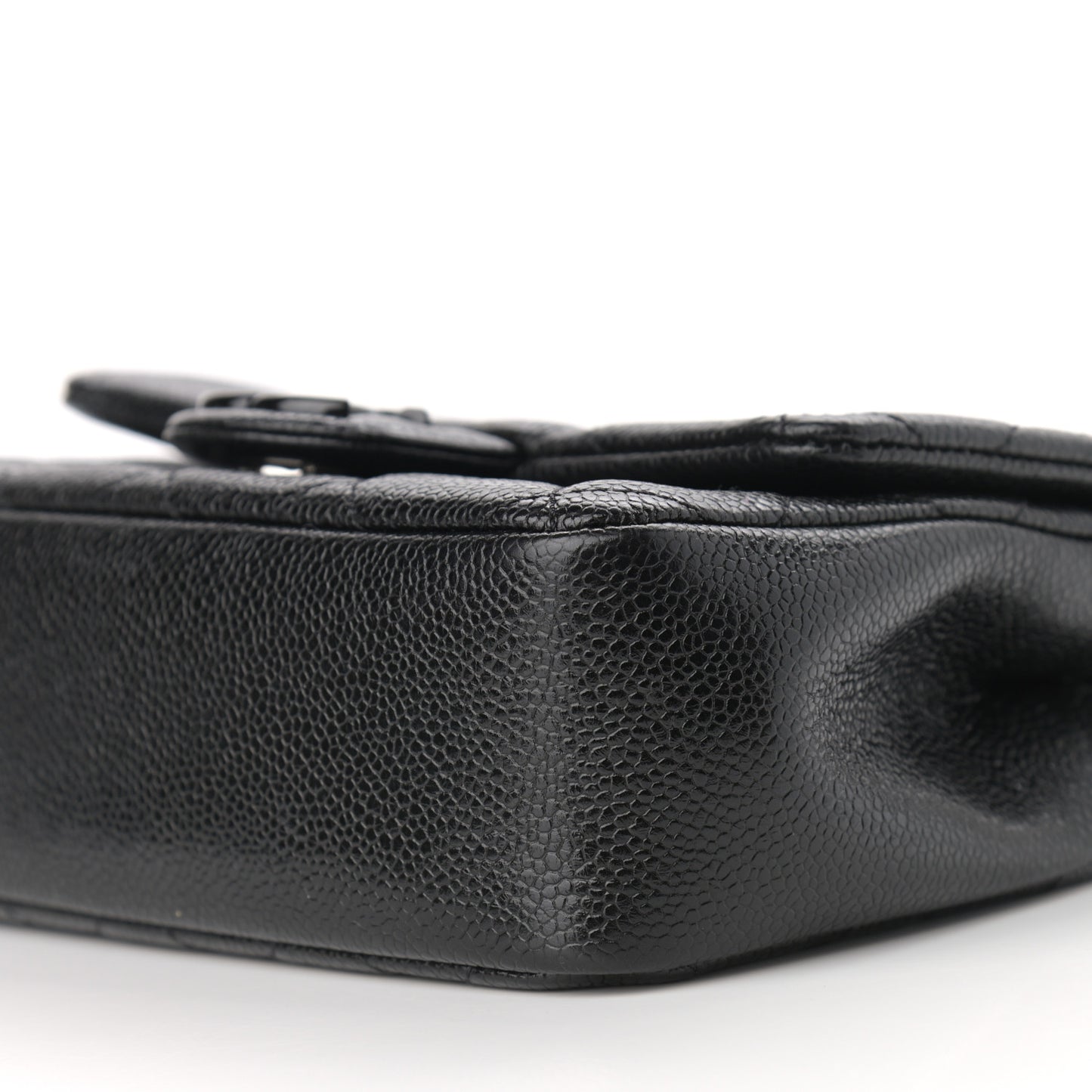 Caviar Quilted Incognito Mini Square Flap Black