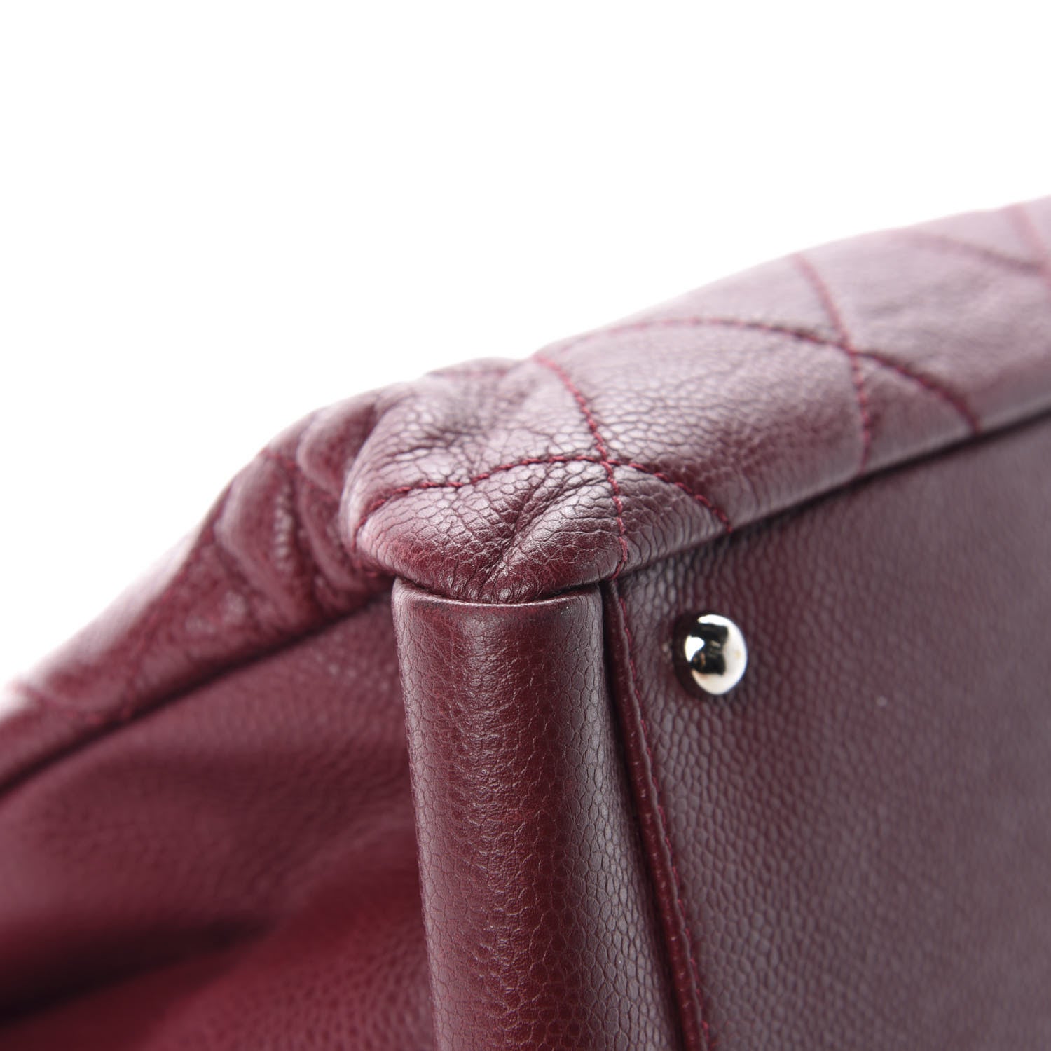 Chanel Caviar Quilted Timeless CC Tote Dark Red 13 of 17