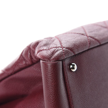 Chanel Caviar Quilted Timeless CC Tote Dark Red 13 of 17