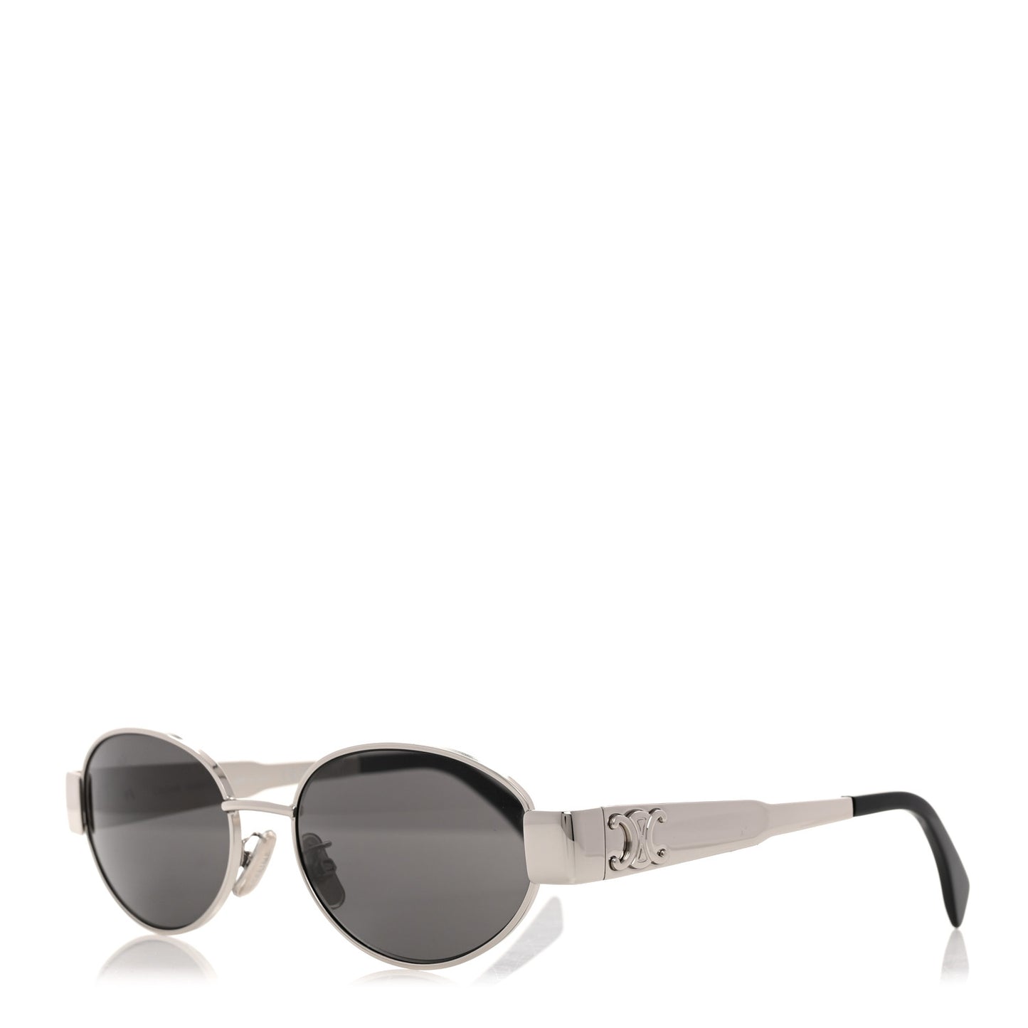 Metal Triomphe 01 Sunglasses CL40235U Silver Black