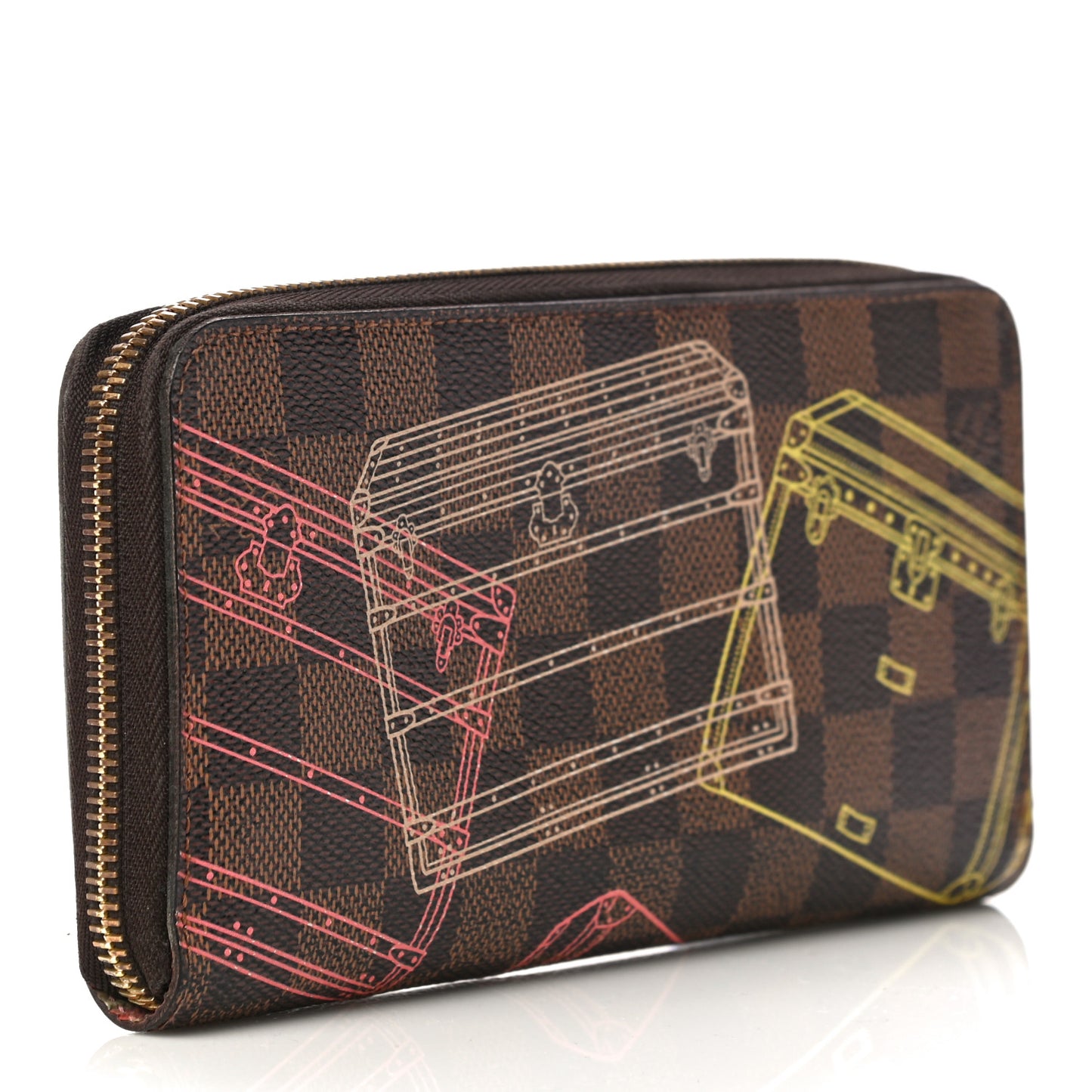 Damier Ebene 2014 Christmas Animation Zippy Wallet