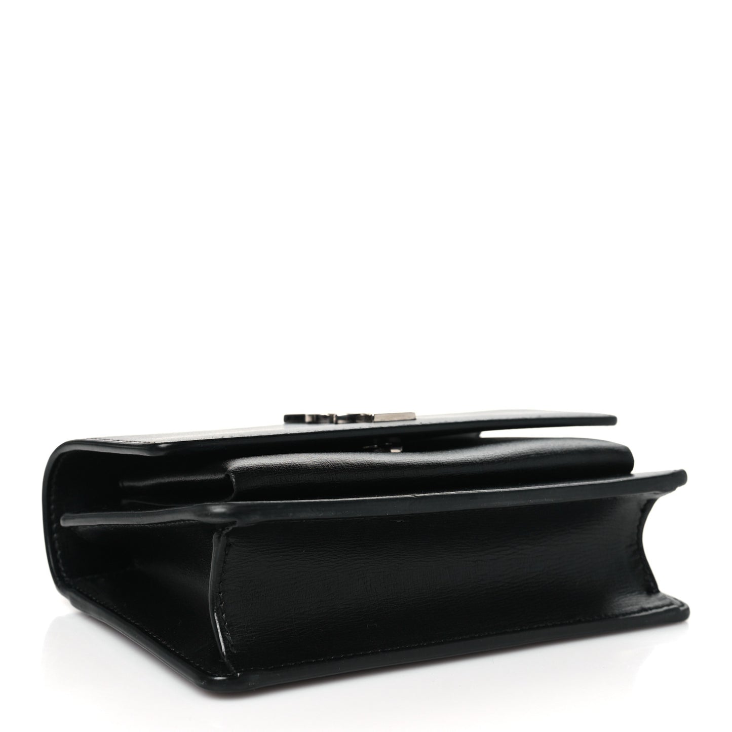 Calfskin Monogram Sunset Chain Wallet Black