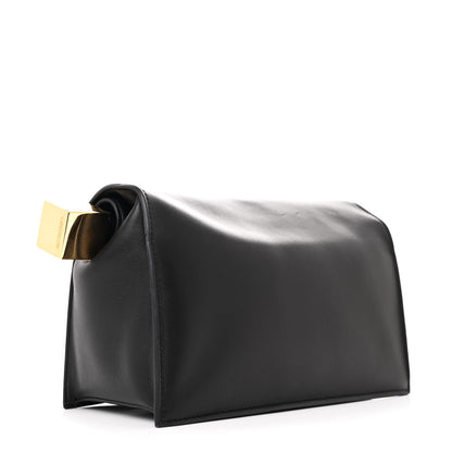 Jacquemus Smooth Calfskin La Pochette Rond Carre Black 2 of 10