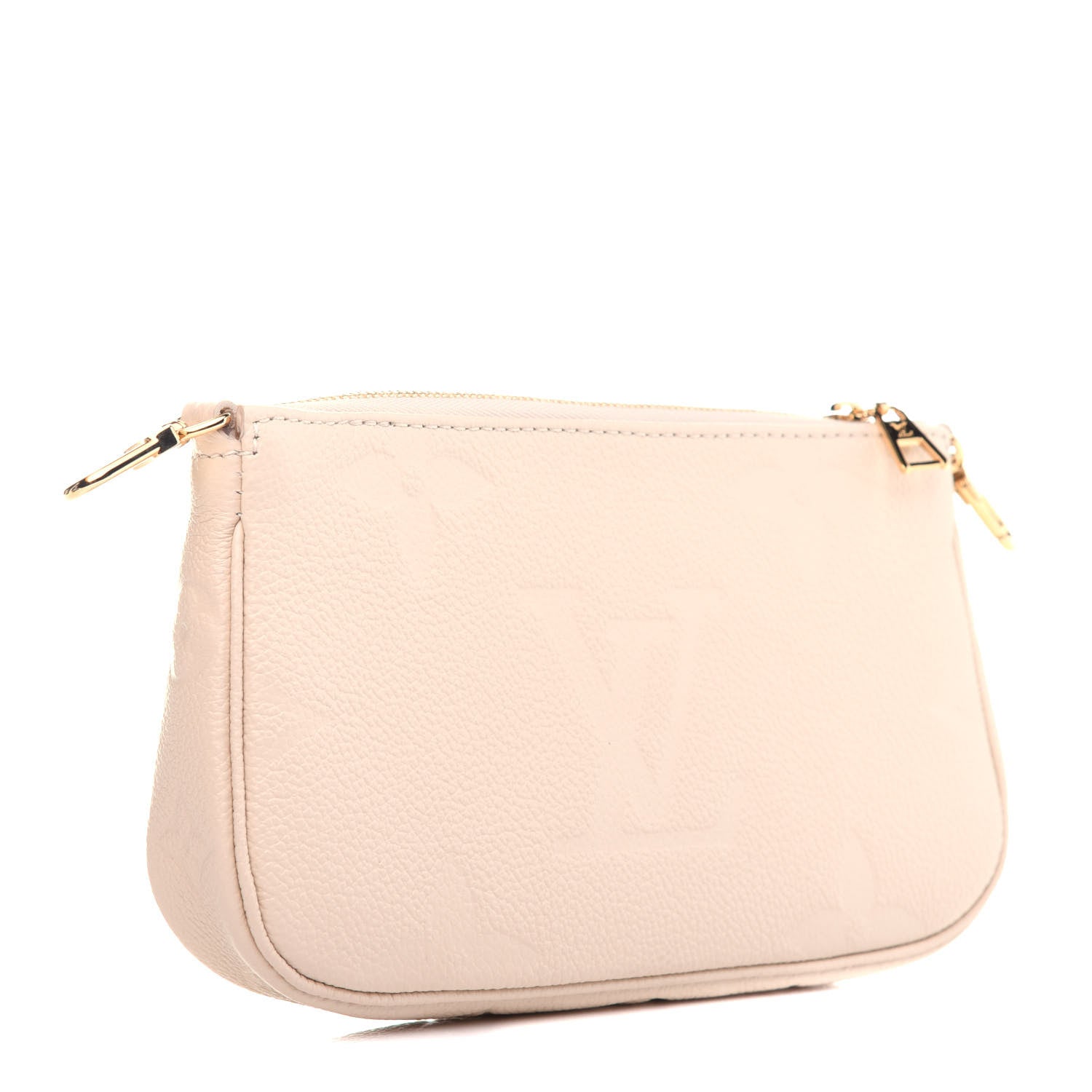 Louis Vuitton Empreinte Monogram Giant Multi Pochette Accessories Mini Pochette Cream 3 of 11